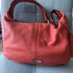 Coach Coral Leather Hobo Bag